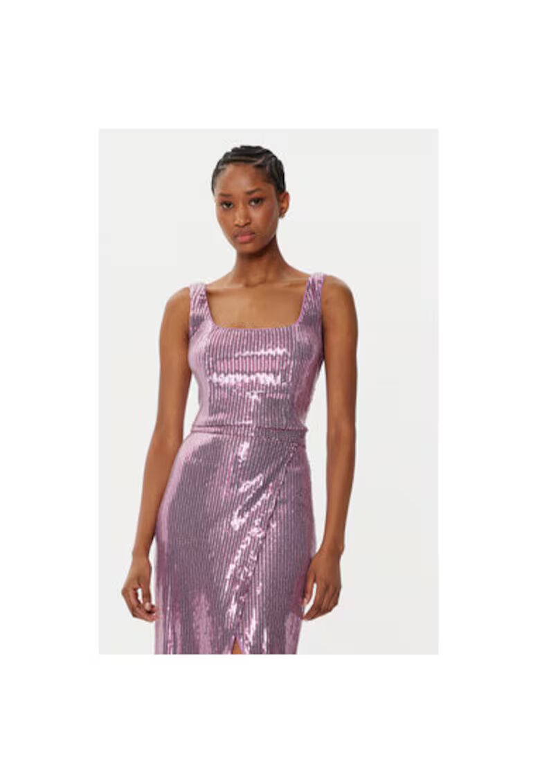 Fracomina Tricou dama - 304449239 - Polietilena/Poliester - Violet - Violet