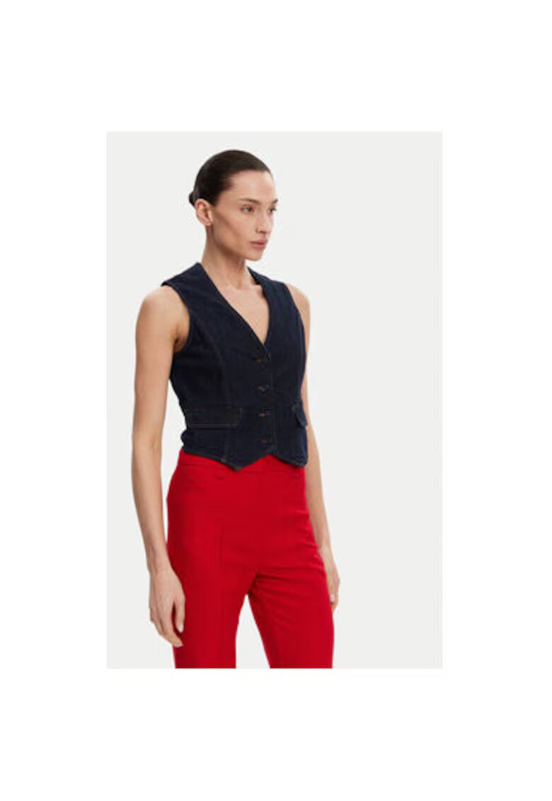 Fracomina Vesta dama FR25SJ5024D46093 - Bumbac - Bleumarin - Bleumarin