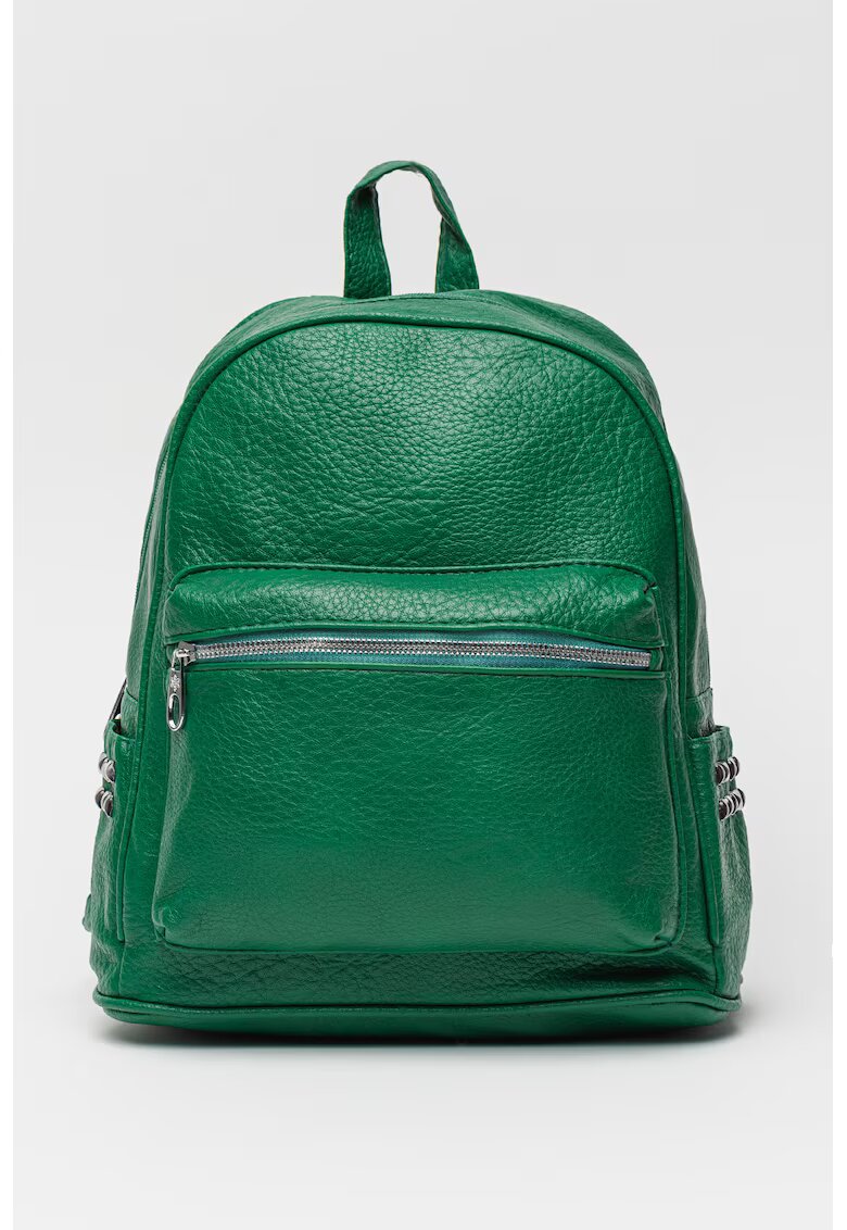 Francesca Rossi Rucsac de piele ecologica cu tinte - Verde aquamarin