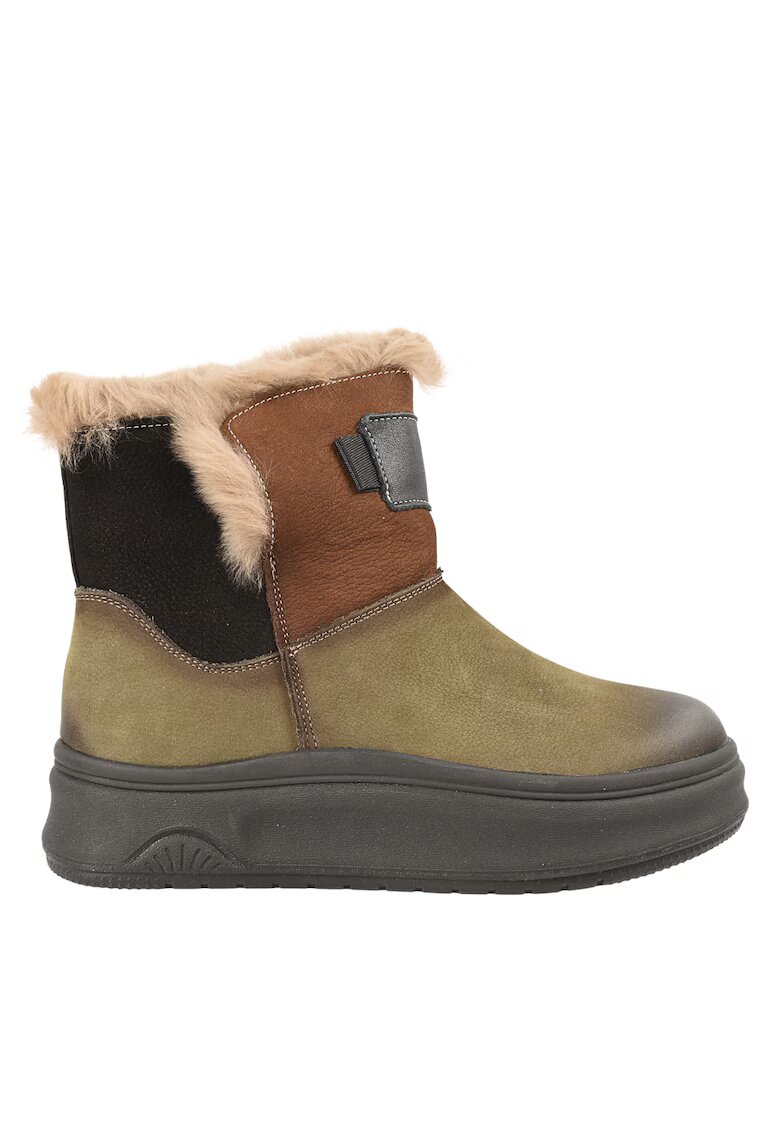 FRANCO GERARDO Ghete sport - dama - 9981 - verde - piele naturala - Verde