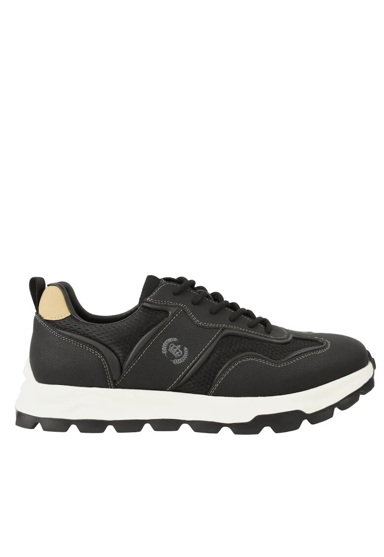 FRANCO GERARDO Pantofi sport - barbati - H5133 negru - piele naturala - Negru