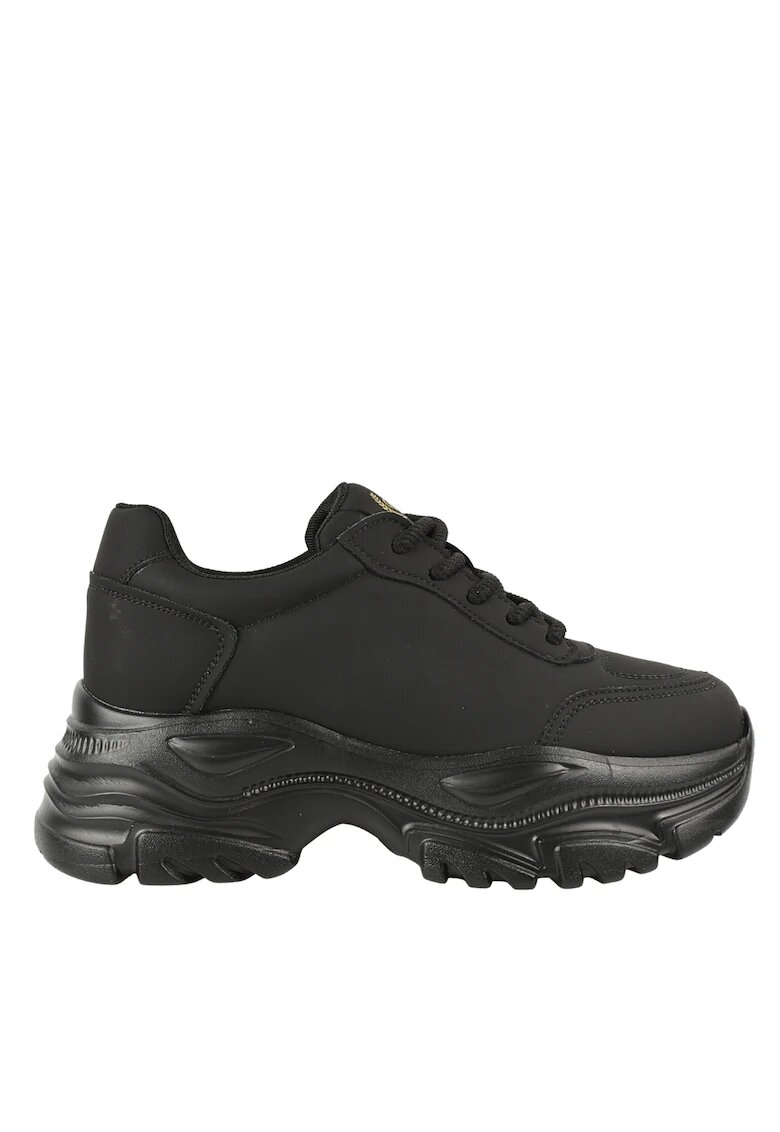 FRANCO GERARDO Tenisi sport - dama - 6392 negru - piele naturala - Negru