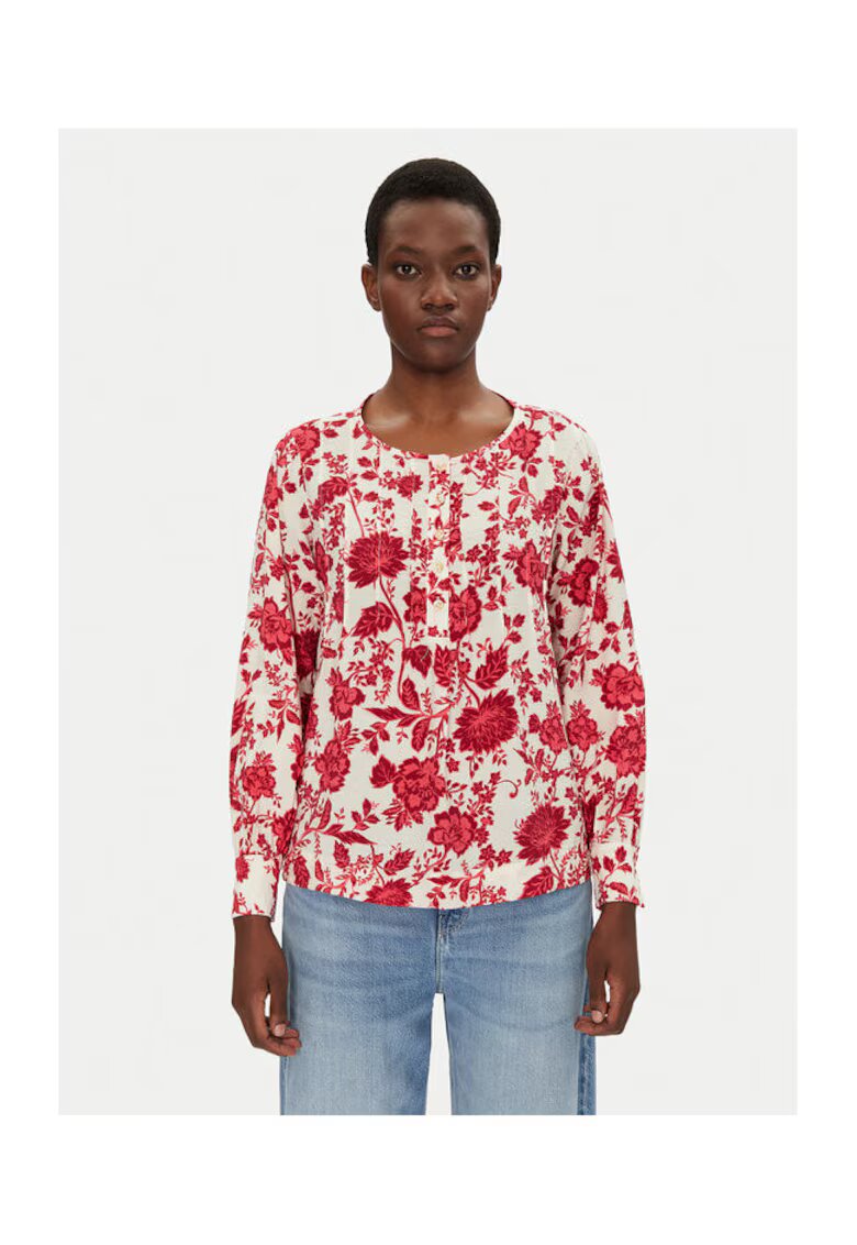 Fransa Bluza dama 20615432 - Viscoza/Poliamida - Roz - Roz