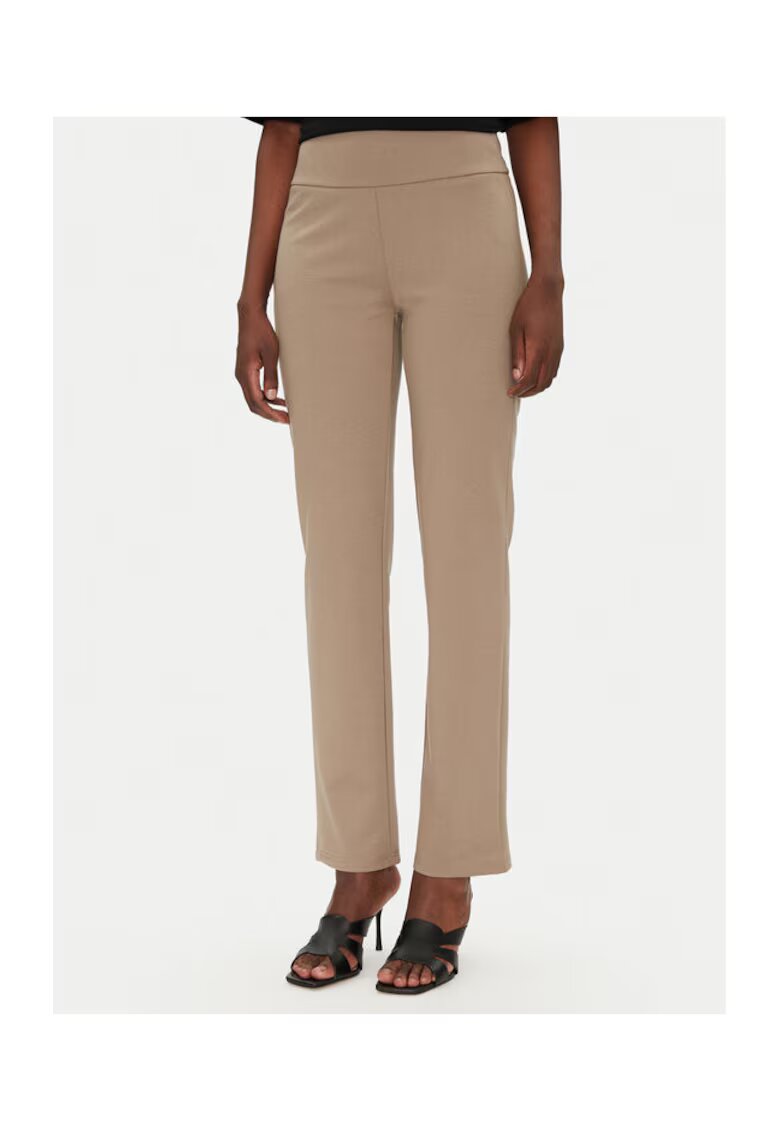 Fransa Pantaloni dama 20615363 - Poliester/Viscoza - Bej - Bej