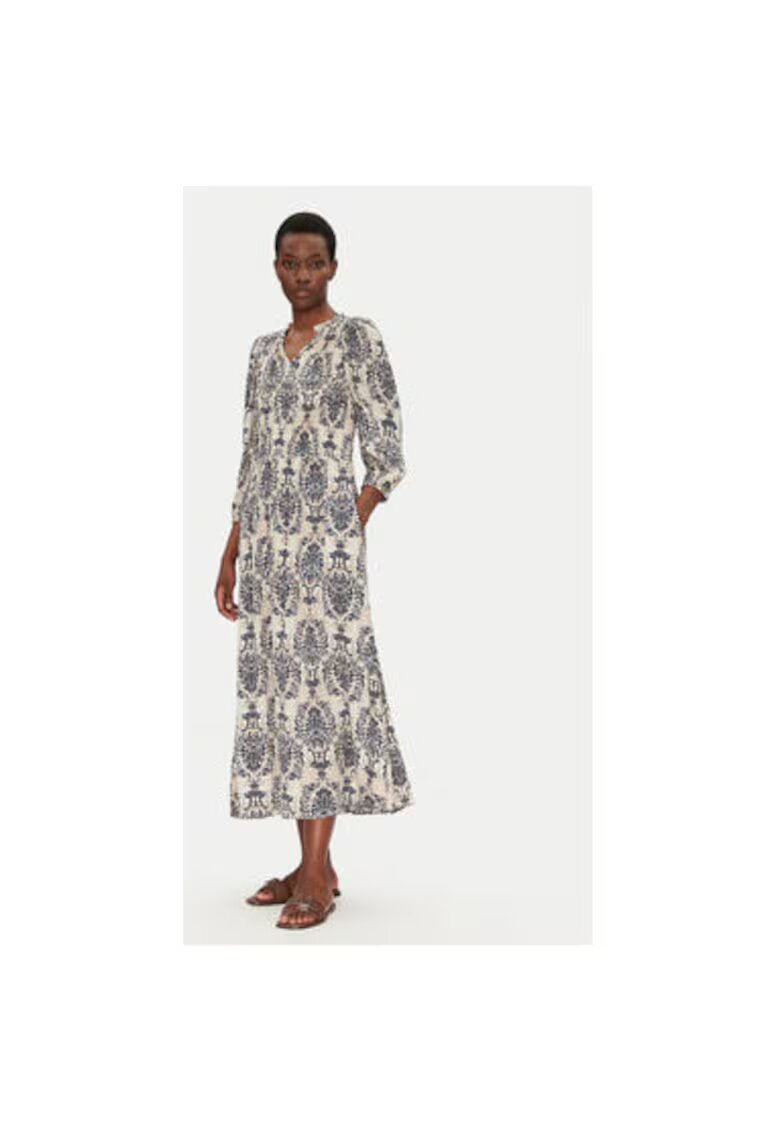 Fransa Rochie de vara dama 20613512 - Viscoza - Bej - Bej