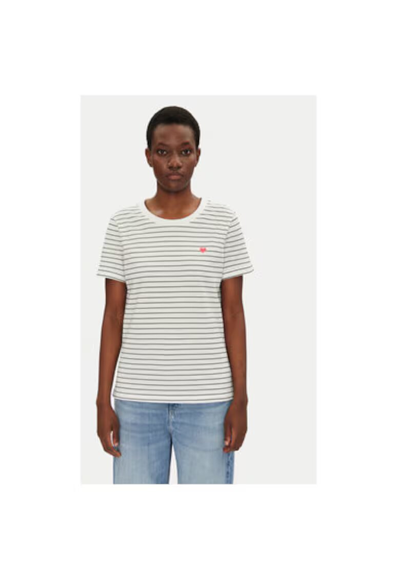 Fransa Tricou dama 20615521 - Bumbac - Alb - Alb