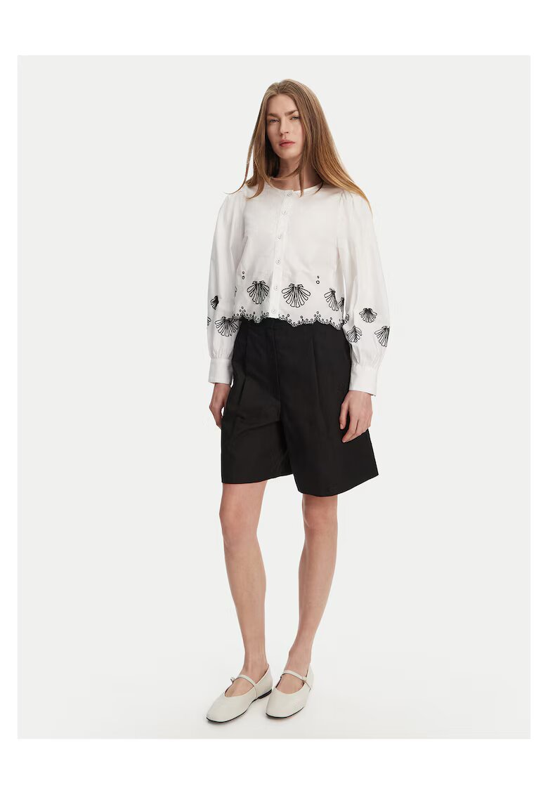French Connection Camasa dama alb\negru