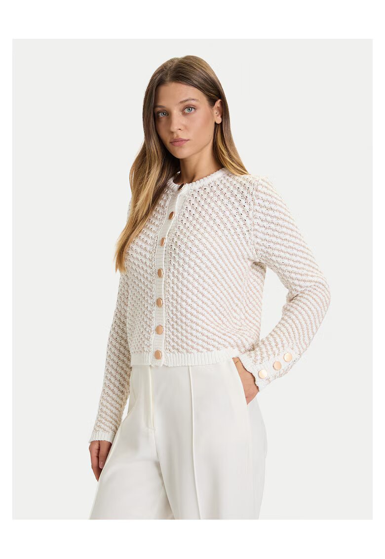 French Connection Cardigan dama ecru