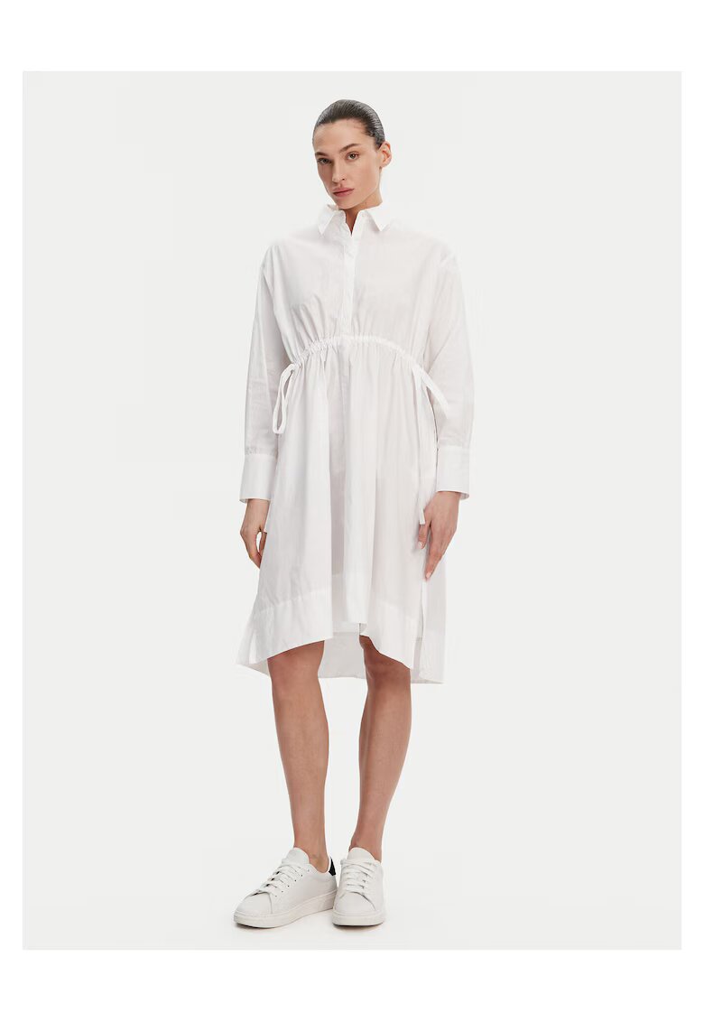 French Connection Rochie casual dama alba - fabric usor