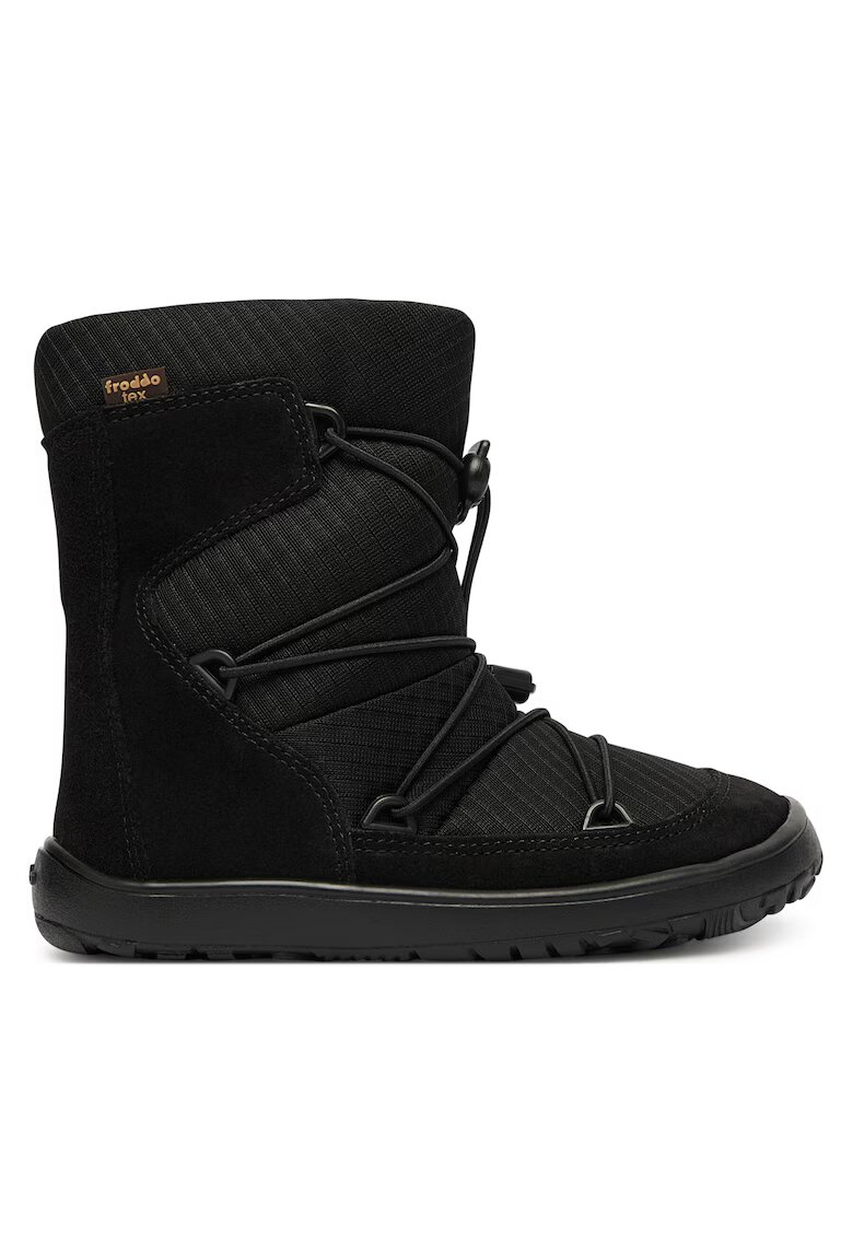 Froddo Cizme iarna baieti textil - negru