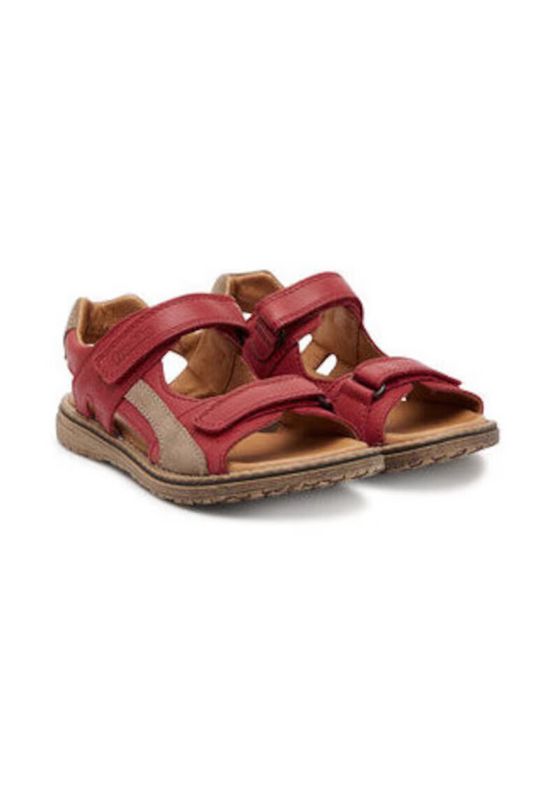Froddo Sandale baieti - G3150280-2 - Piele naturala - Rosu - Rosu