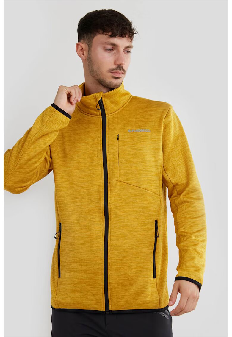 Fundango Bluza cu fermoar pentru ski Jefferson - Galben mustar