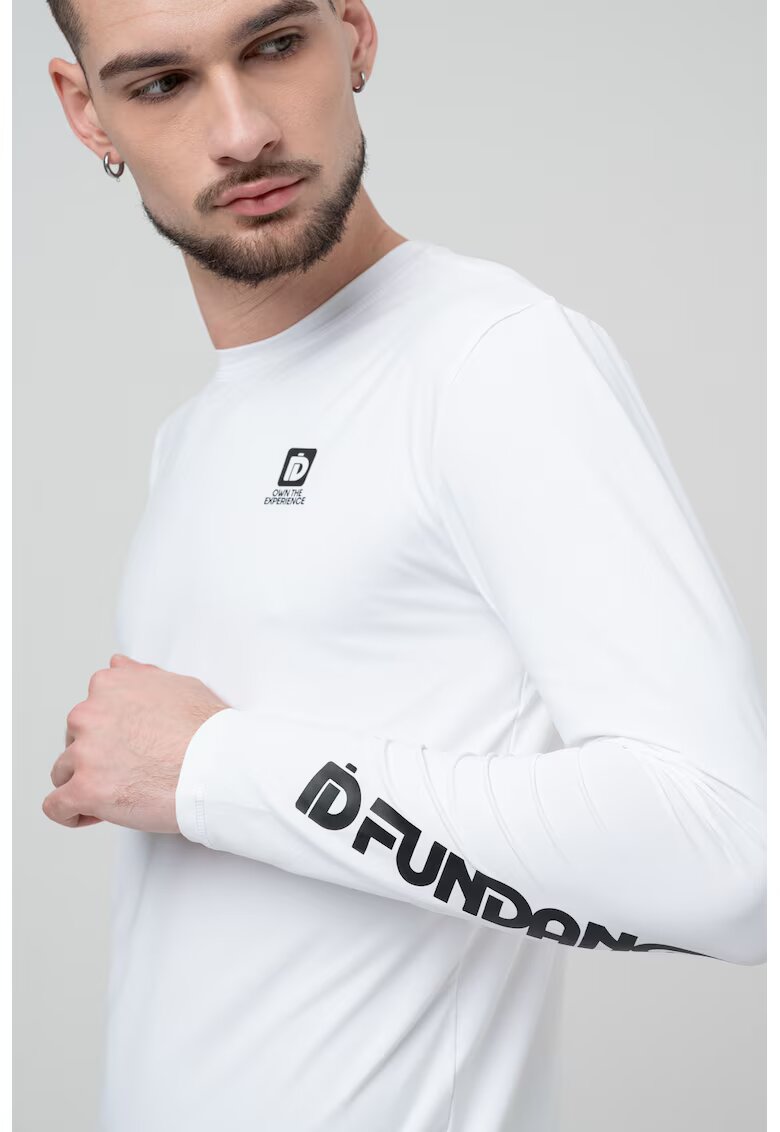Fundango Bluza pentru trekking Manado Long II Rashguard - Alb