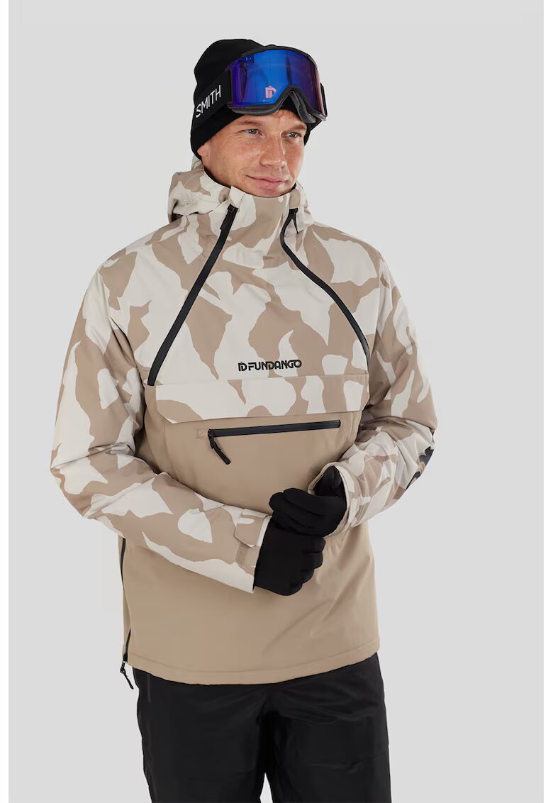Fundango Geaca impermeabila pentru ski Hydra ECO Anorak - Alb murdar/Bej deschis