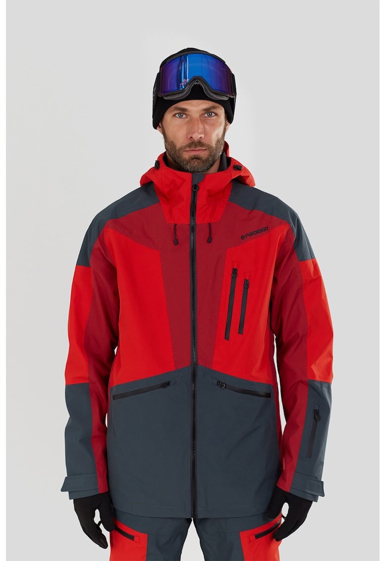 Fundango Jacheta impermeabila pentru ski Rigel 3L - Rosu/Gri antracit