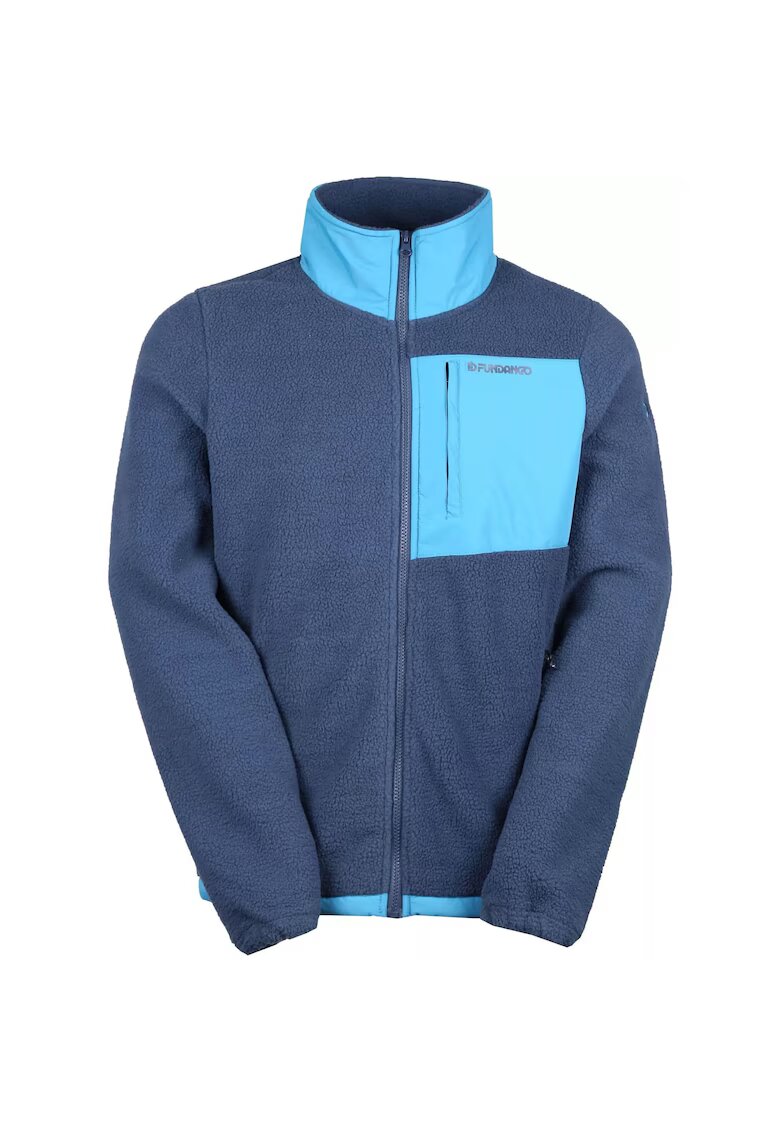 Fundango Jacheta regular fit din fleece Haven Hybrid - Albastru