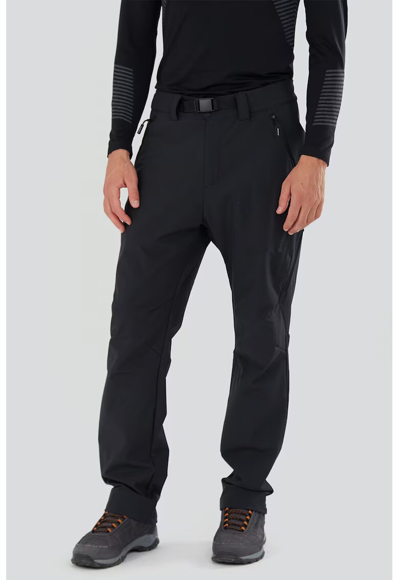 Fundango Pantaloni regular fit - pentru trekking - Negru