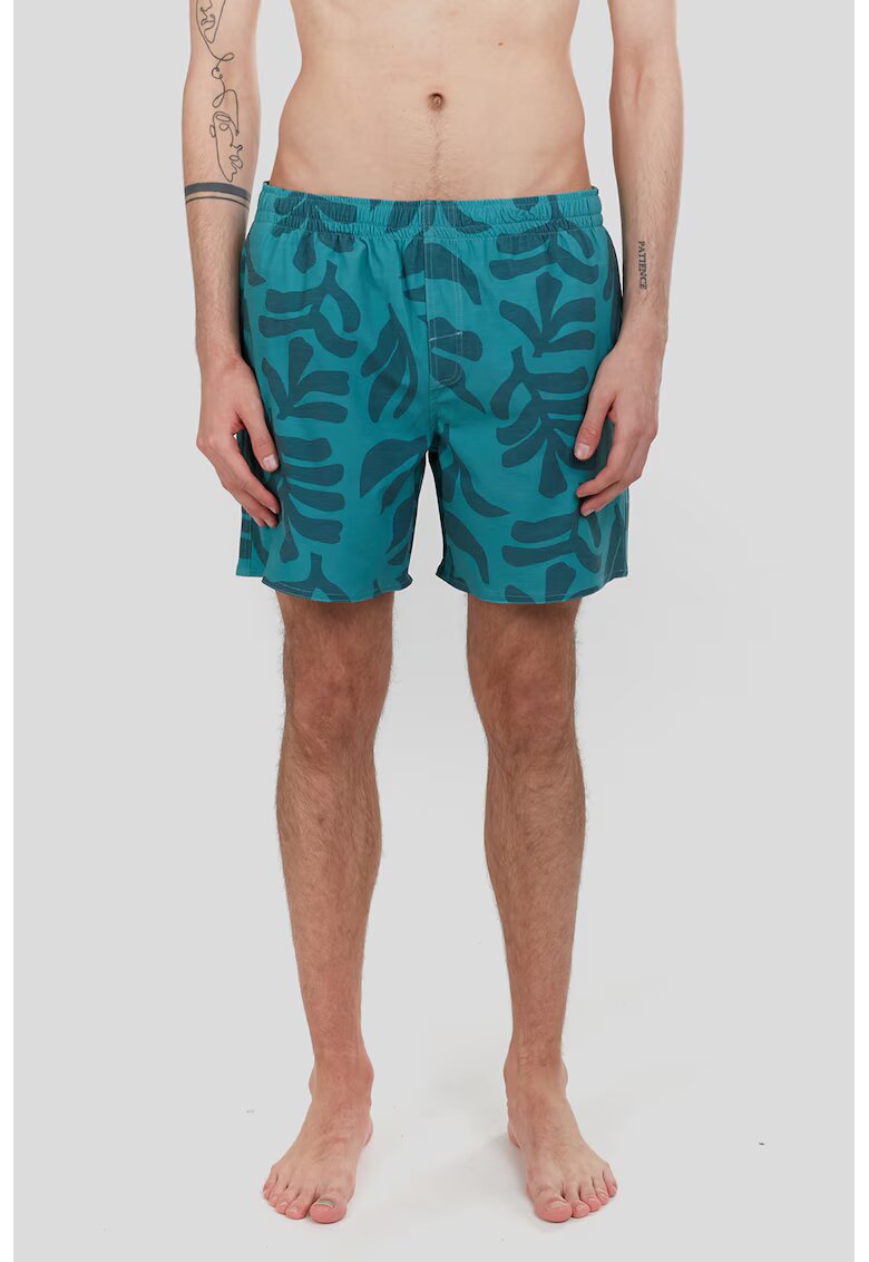 Fundango Pantaloni scurti de baie cu 3 buzunare - Albastru petrol