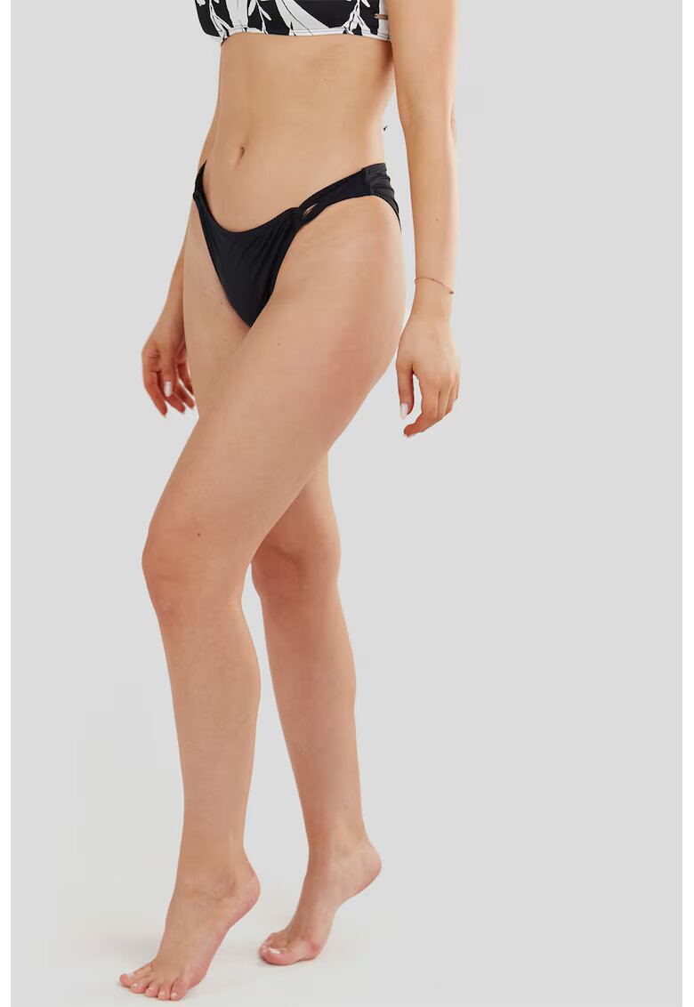 Fundango Slip cu model tropical Lola - Negru