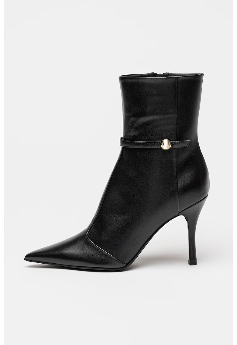 Furla Botine din piele Sfera - Negru