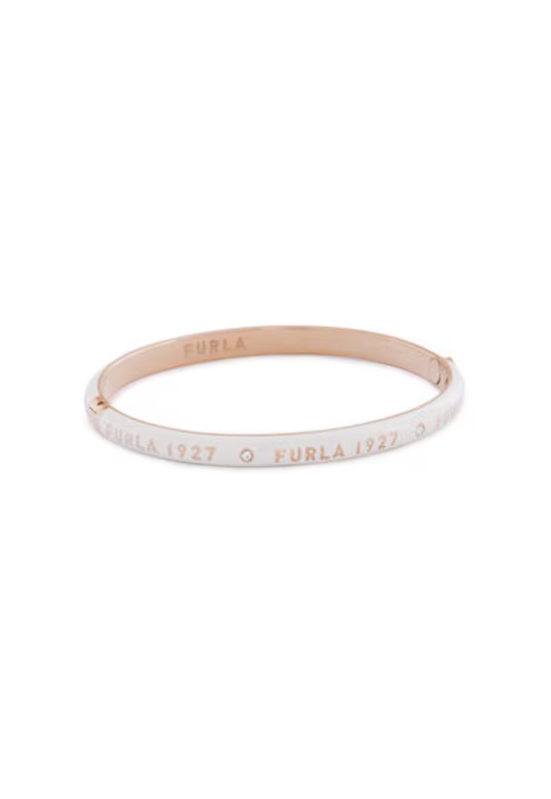 Furla Bratara dama WJ00250 K22000 - Sintetic - Alb/Auriu