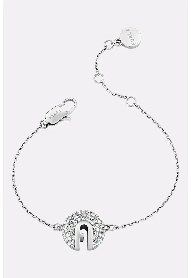 Furla Bratara de otel inoxidabil cu talisman cu cristal Flow
