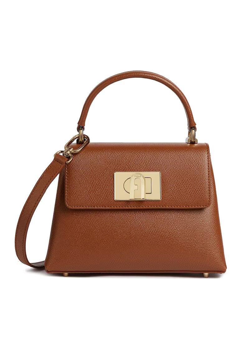 Furla Geanta crossbody din piele 1927 - Maro scortisoara