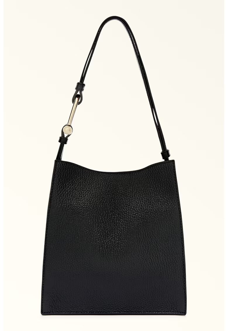 Furla Geanta mini din piele cu bareta de umar Nuvola - Negru