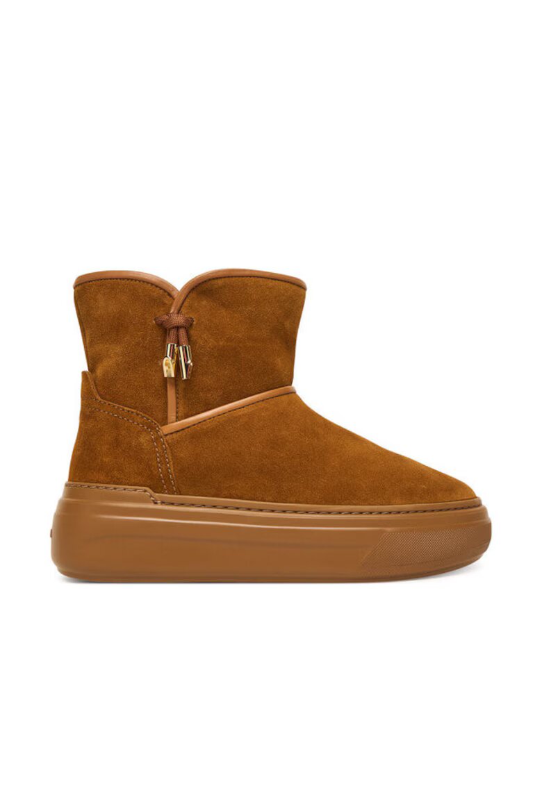 Furla Ghete dama - Brandy - piele naturala - maro