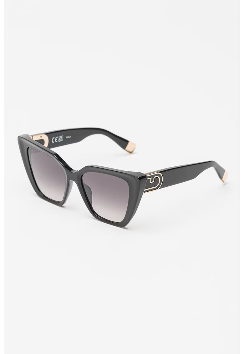 Furla Ochelari de soare cat eye - Negru