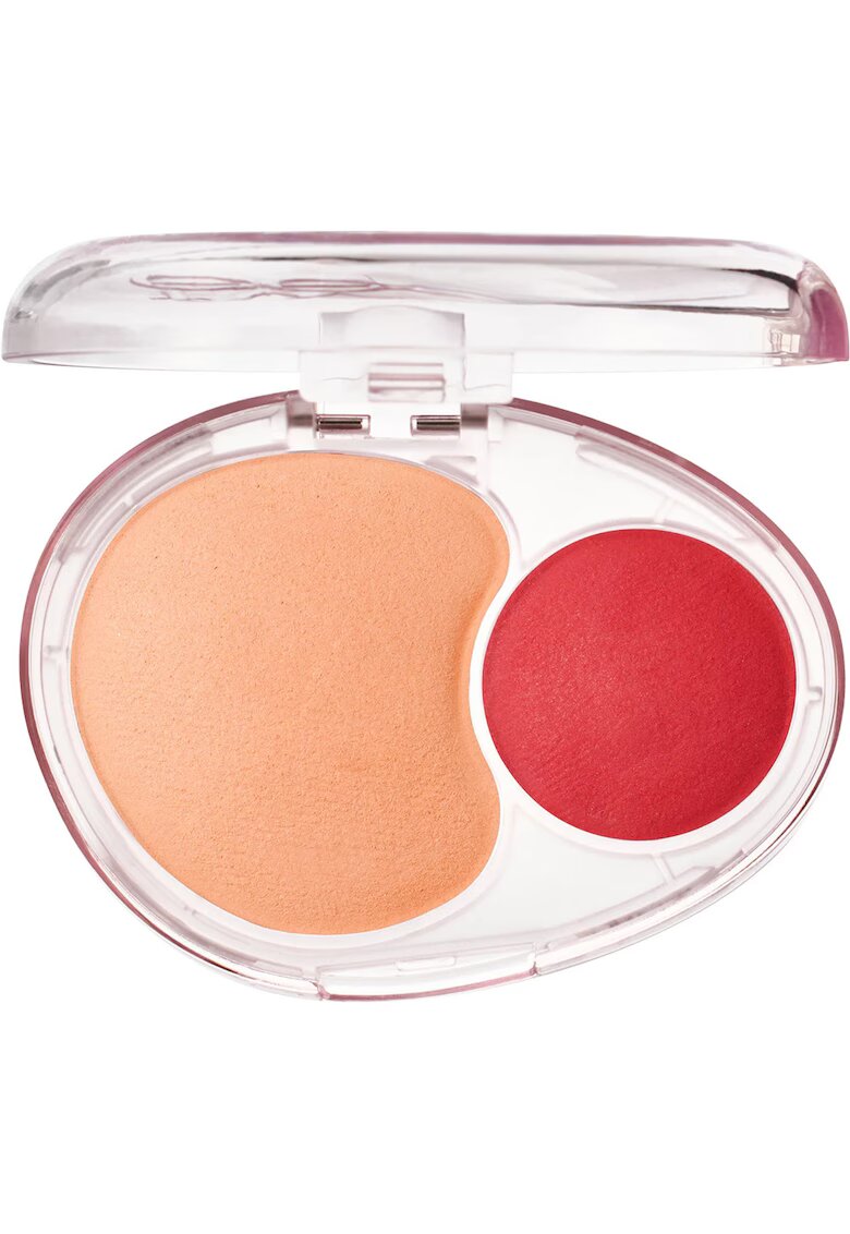 fwee Mellow Dual Blusher Fard de obraz 7.2 grdwqfq - Rosu/Portocaliu