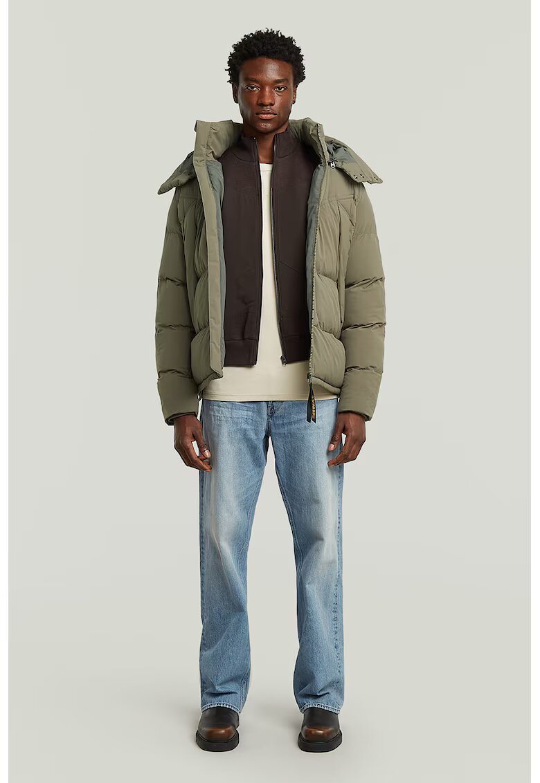 G-STAR Blugi relaxed fit cu aspect decolorat - Albastru deschis