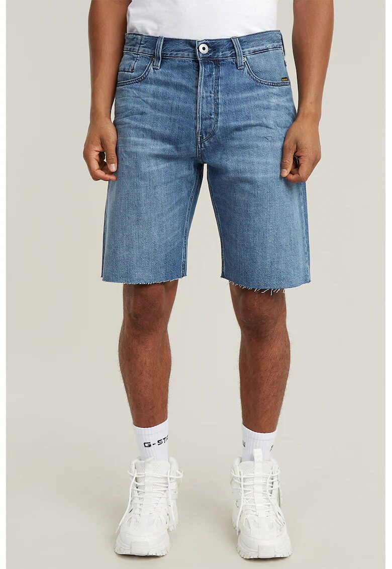G-STAR Blugi scurti de denim Dakota - Albastru melange
