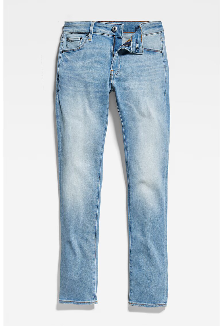 G-STAR Blugi skinny cu aspect decolorat - Albastru pastel