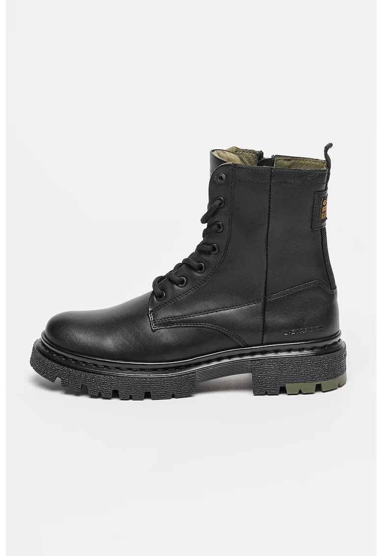 G-STAR Bocanci din piele Kafey - Negru