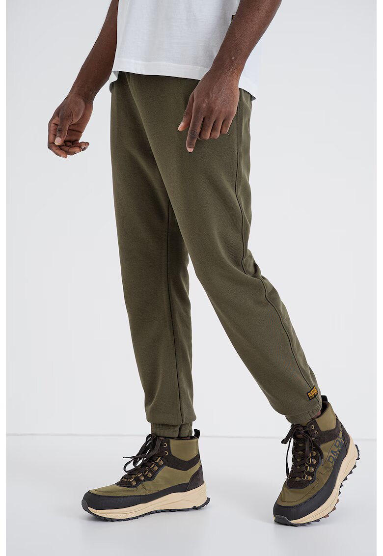 G-STAR Pantaloni de trening din amestec de bumbac organic - Kaki inchis
