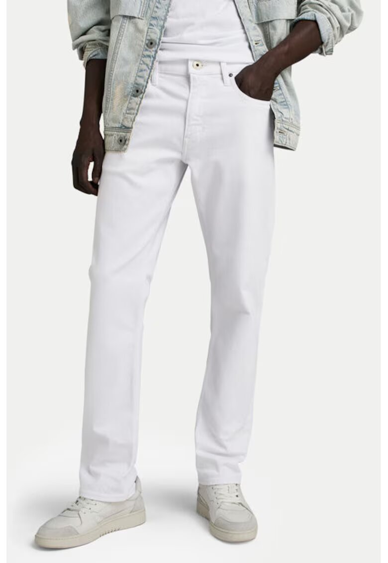 G-Star Raw Blugi barbati - G Star Raw - 303804909 - Bumbac - Alb - Alb