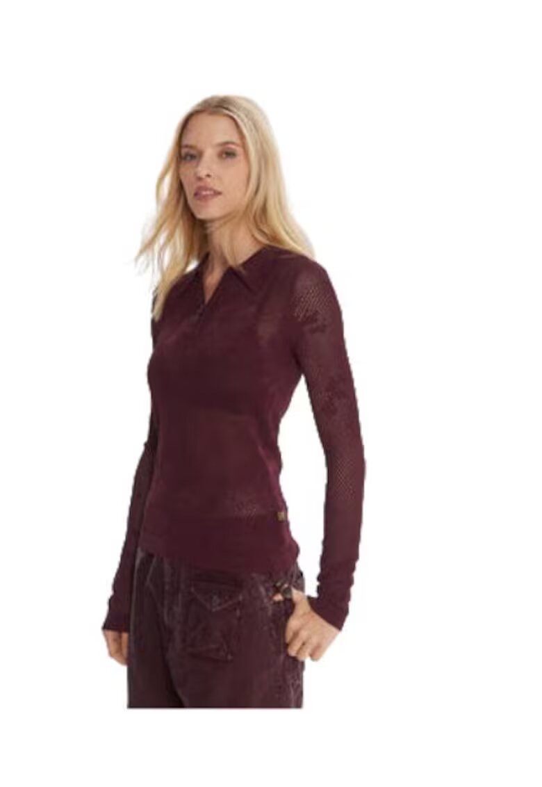 G-Star Raw Bluza dama - G Star Raw - viscoza/poliamida - bordeaux -