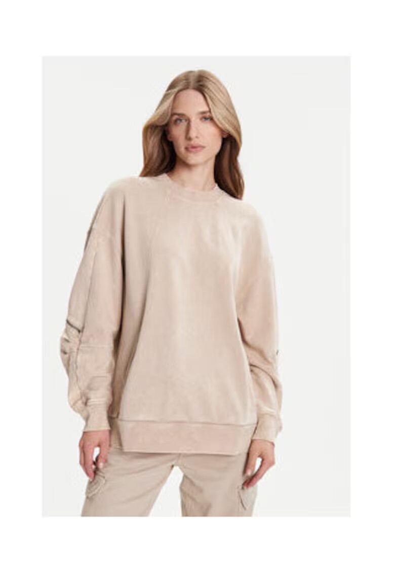 G-Star Raw Bluza dama - Washed 3D - bej - material textil -