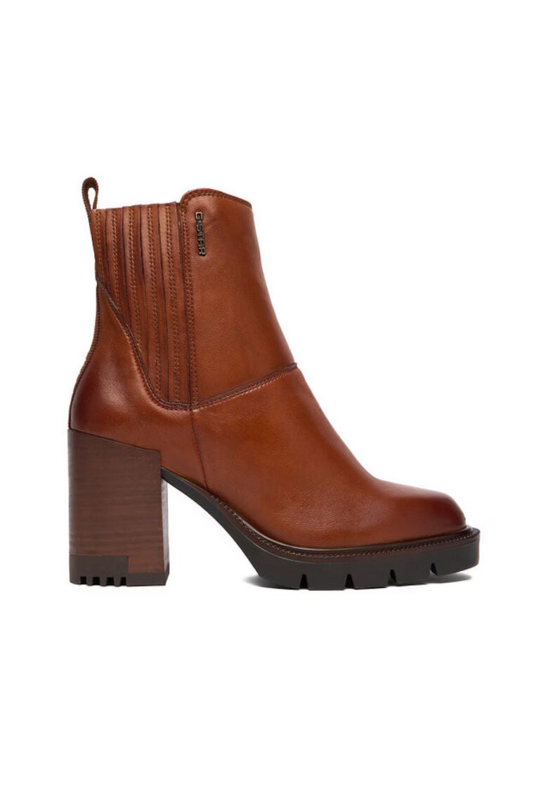 G-Star Raw Botine dama - maro - piele naturala - CEO-WI34-CLEVELAND-0