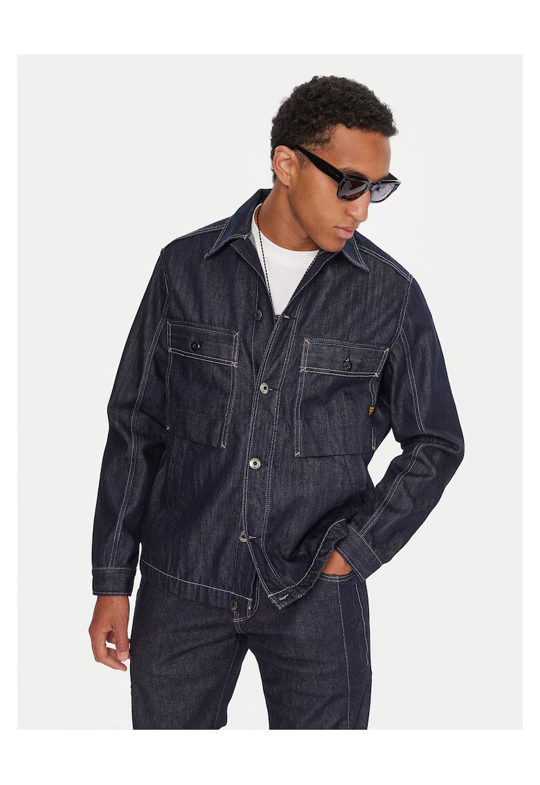 G-Star Raw Camasa barbati - denim - bleumarin