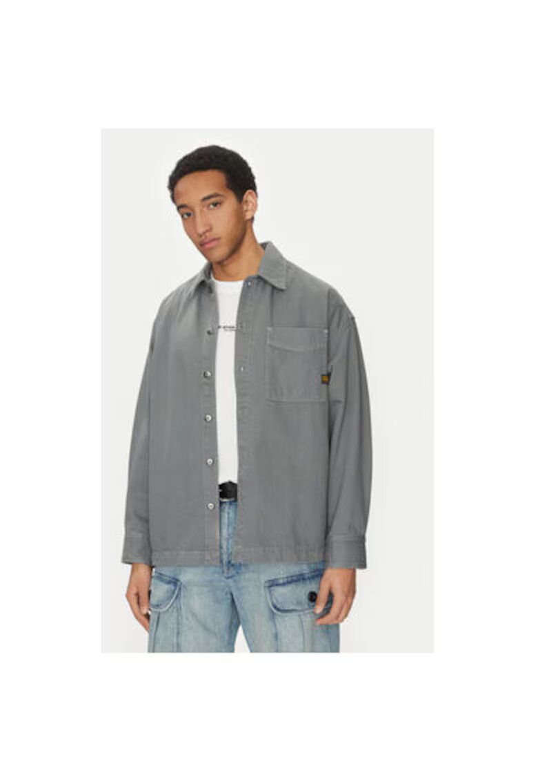 G-Star Raw Camasa barbati G Star Raw - D23007-D300 - Bumbac/Bumac reciclat - Gri - Gri