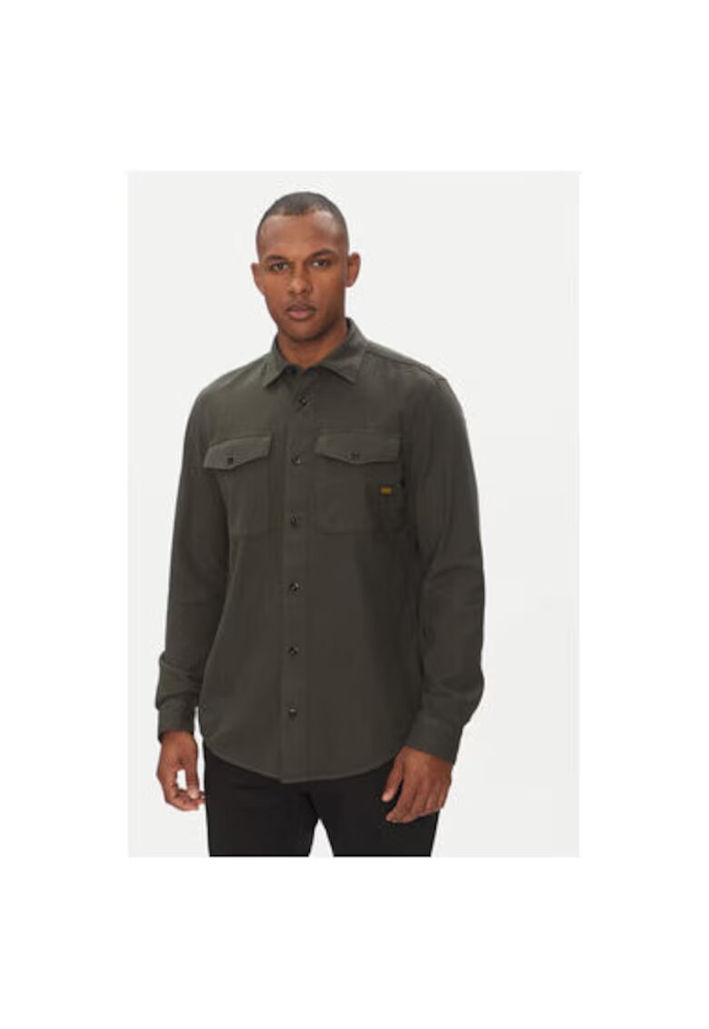 G-Star Raw Camasa barbati G Star Raw - D24963-D454-B575 - Bumbac/Bumbac - Maro - Maro