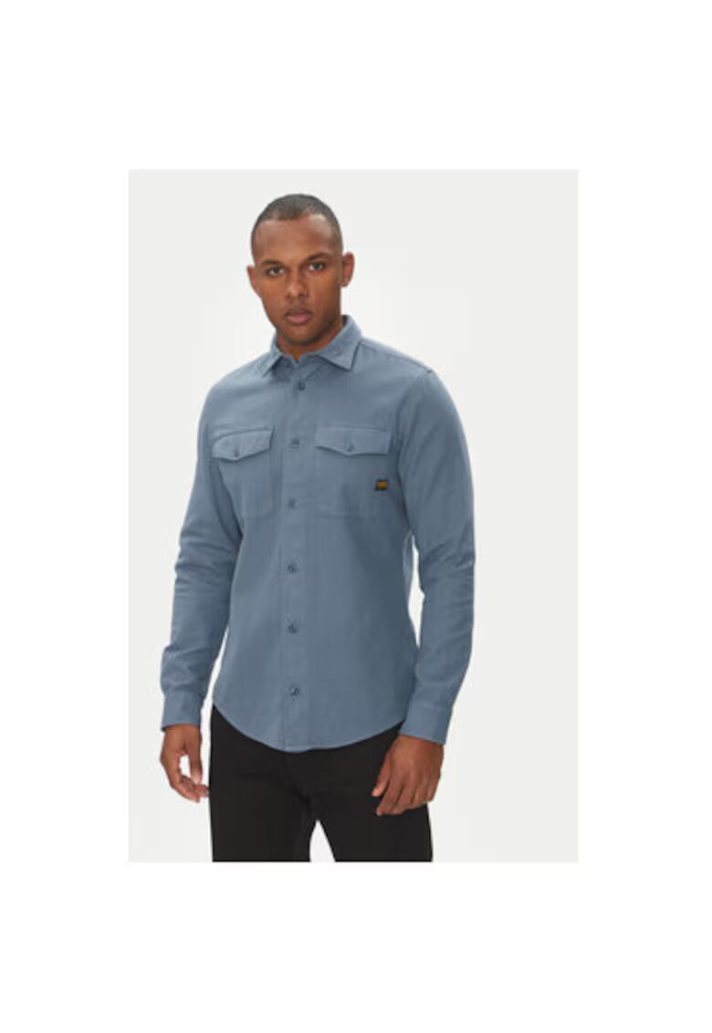 G-Star Raw Camasa barbati G Star Raw - D24963-D454-G744 - Bumbac/Bumbac - Albastru - Albastru
