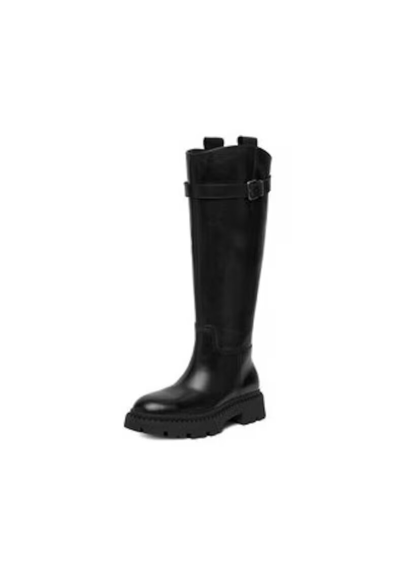 G STAR RAW Cizme dama negru - piele naturala - slip-on - benzi elastice