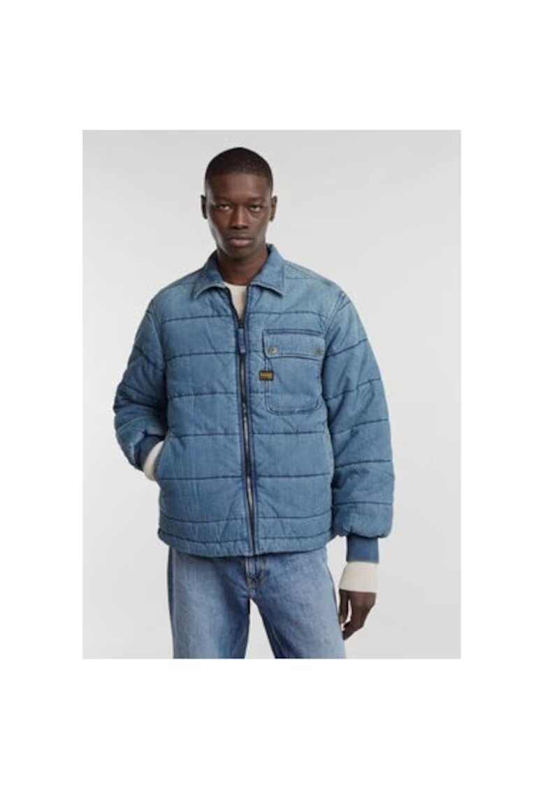 G-Star Raw Geaca barbati - G Star Raw - 304421990 - Bumbac - Albastru - Albastru