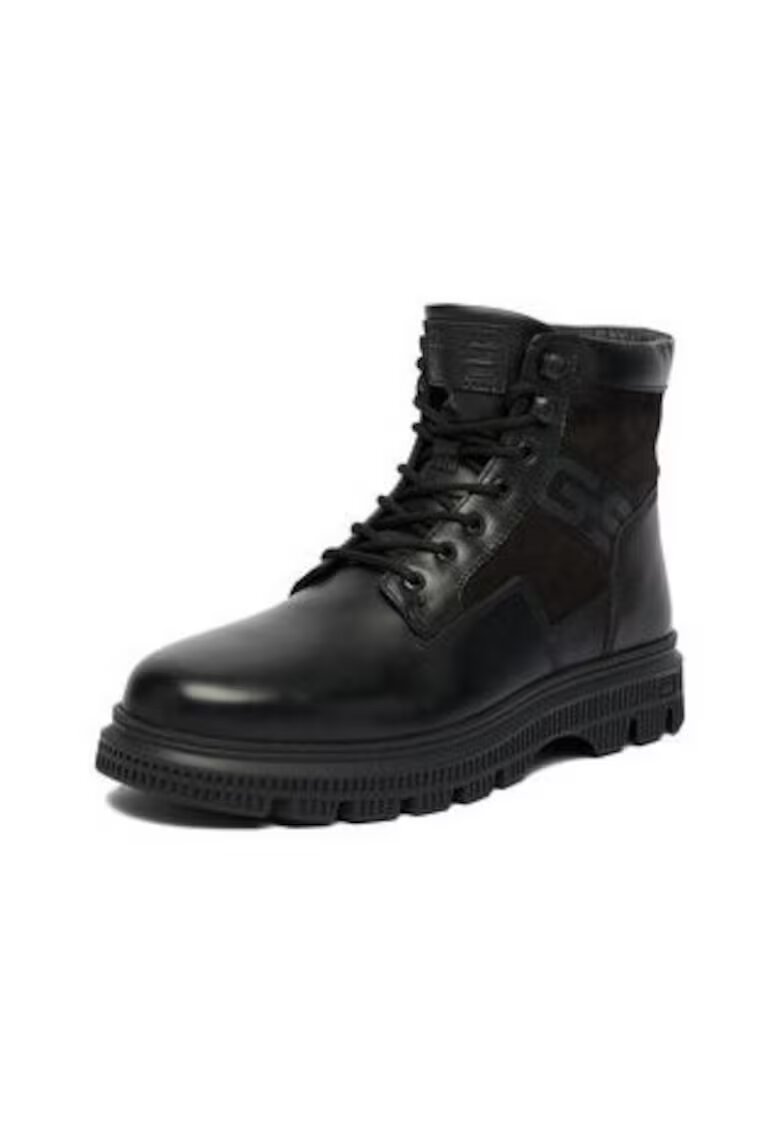 G STAR RAW Ghete barbati piele naturala - negru - cu fermoar