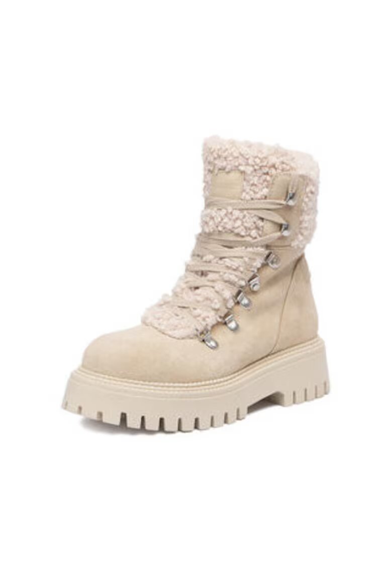 G STAR RAW Ghete dama bej - piele naturala - Bej