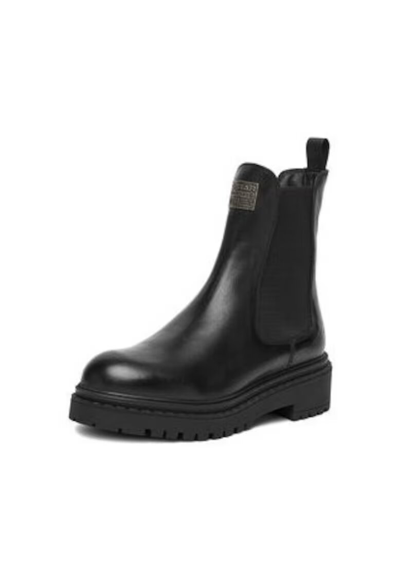 G STAR RAW Ghete dama EO-DAMLA-25FW26 - piele naturala - benzi elastice - negru