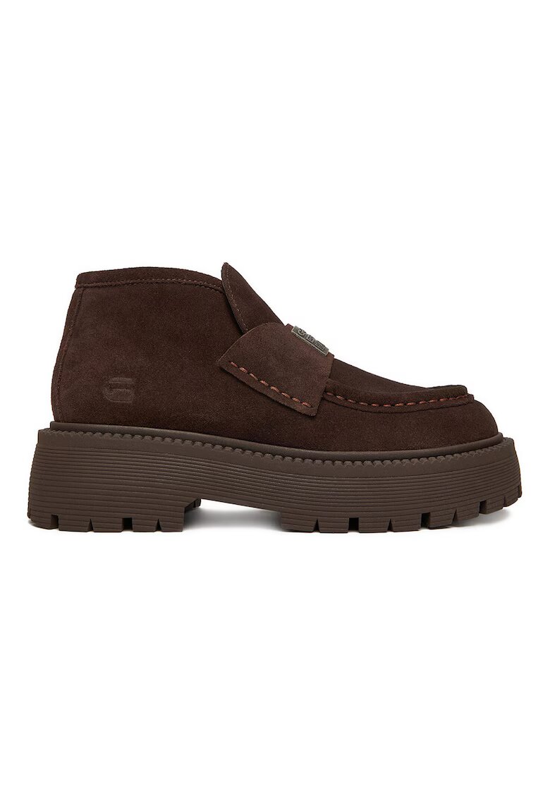G-Star Raw Ghete de dama pana la glezna - G Star Raw - 5906751314050 - piele naturala - maro